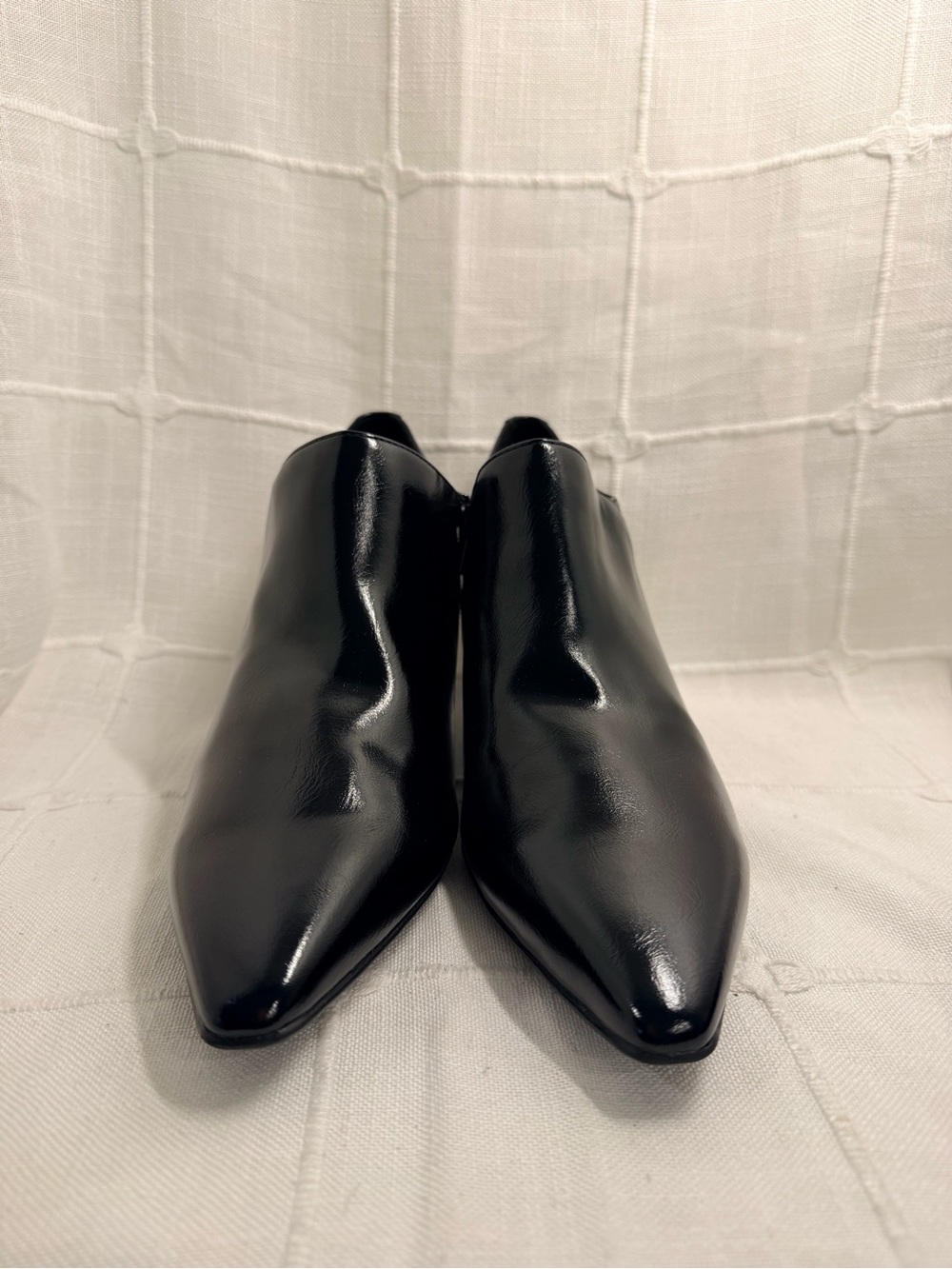 Naturalizer Trista Womens 9.5M Black Pointed Toe Heeled Booties - Picture 4 of 7